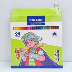 مدادرنگی 24 رنگ جعبه مقوایی پیکاسو